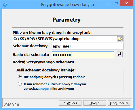 Rys.20. Kończenie instalacji Po ponownym uruchomieniu komputera zostanie automatycznie uruchomiony program OraRest, który zażąda podania hasła administratora: Rys.21.