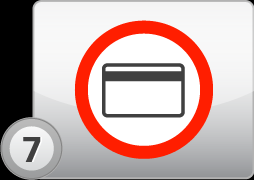 7-krotne bezpieczeństwo karty OMV Terminały z czytnikami Every transaction via electronical terminal Autoryzacja Online authorisation Online Kod PIN code PIN Individual levels of entitlement service