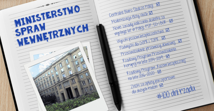 Źródło: http://msw.gov.pl Wygenerowano: Czwartek, 27 sierpnia 2015, 01:43 Strona znajduje się w archiwum. Środa, 07 stycznia 2015 100 dni MSW To już 100 dni od czasu zaprzysiężenia rządu Ewy Kopacz.