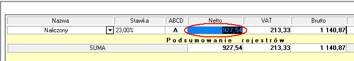 Symfonia Finanse i Księgowość 2013.1e 17 Poniżej widoczna jest zbiorcza dekretacja trzech dokumentów wybranych z ksiąg.