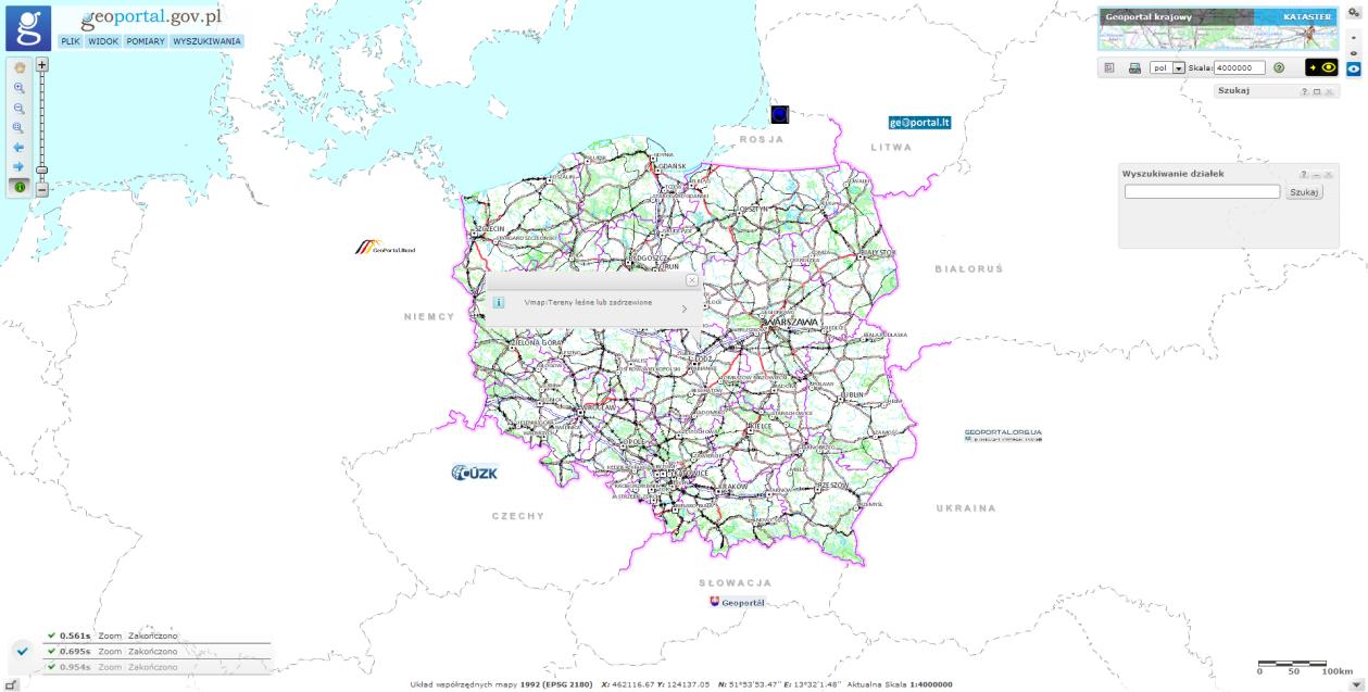 włączenie okienka mapy poglądowej Wskazówka: Okno mapy przeglądowej można przesunąć w wybraną część okna aplikacji. Mapa przeglądowa znika nieużywana po kilku sekundach.