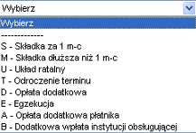 Jeśli nie mamy zdefiniowanego szablonu można wypełnić zawartość dokumentu, a następnie zapisać jako szablon po wybraniu Zapisz i podaniu nazwy szablonu np.