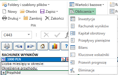 Możesz zaznaczyć wybrane grupy eliminacji jeśli chcesz dokonać tylko częściowej konsolidacji.