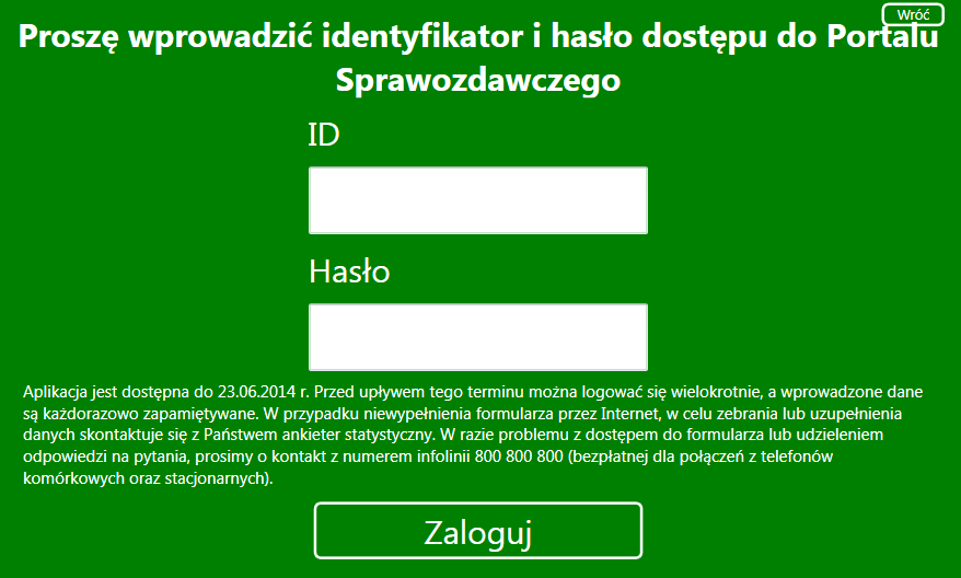 Informacje powinien podać użytkownik gospodarstwa rolnego lub inna pełnoletnia osoba będąca członkiem gospodarstwa domowego użytkownika (w dalszej części dokumentu jako respondent).