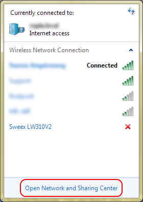 udostępniania (Network and Sharing Center), kliknij Zarządzaj sieciami bezprzewodowymi ( Manage wireless networks ): 3 Wyświetlone zostanie okno Zarządzaj sieciami bezprzewodowymi (Manage Wireless