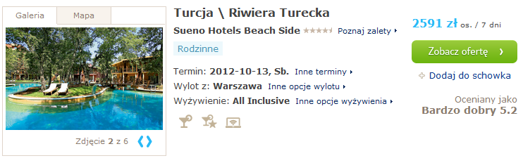 Możliwość porównywania Specyfika branży z niezliczoną ilością parametrów i standardów ich zapisu powoduje, że niezwykle trudno jest porównywać oferty.