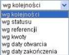 Przeglądanie lokat zarchiwizowanych jest możliwe po użyciu przycisku Pokaż. Domyślnie wyświetlone zostaną wszystkie lokaty, posortowane wg kolejności wprowadzenia.