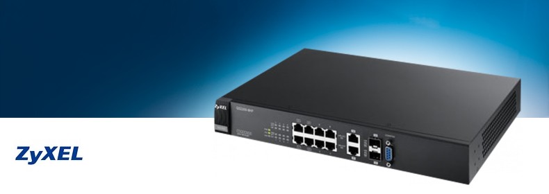 , RSTP, Radius, SSH, SSL, MAC filtering, DHCP, SNMPv3, obudowa RACK 19" Wydajna architektura przełączająca dla małych i średnich firm Architektura przełącznika ZyXEL oferuje nieblokującą się matrycę