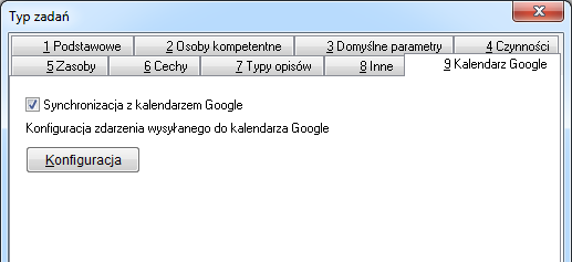 Nowości w systemie Streamsoft Prestiż wprowadzone w wersji 309 CRM 1. W systemie wprowadzono funkcjonalność umożliwiającą synchronizację zadań z modułu CRM do i z kalendarza Google.