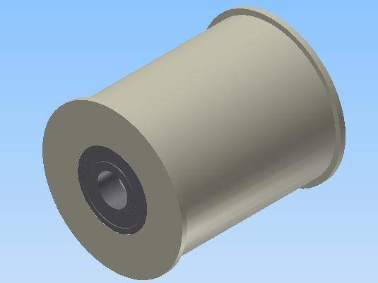 W celach utworzenia jego modelu wykorzystano gotową bibliotekę elementów Content Center, którą posiada Autodesk Inventor 2011. Pozwoliło to zredukowad czas, stracony na dokładny model.