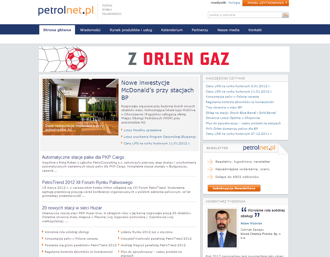 PETROLNET.PL II. Miesięcznik STACJA BENZYNOWA III.