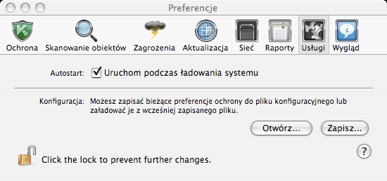 W I E L O Z A D A N I O W E Z A R Z Ą D Z A N I E O C H R O N Ą Ochrona może być również wznowiona automatycznie po ponownym uruchomieniu systemu operacyjnego.