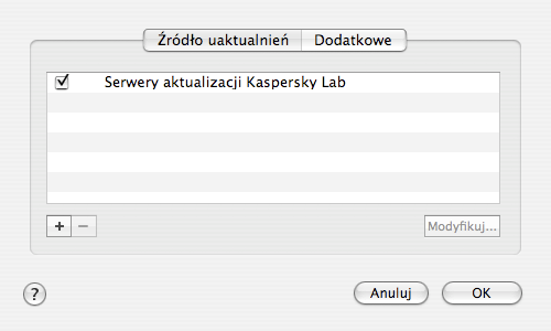 K A S P E R S K Y A N T I - V I R U S Dystrybucja aktualizacji.