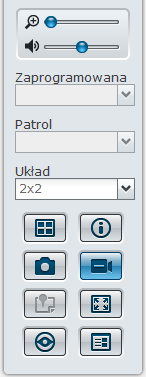 Korzystanie z funkcji sterowania PTZ Synology DiskStation Przewodnik użytkownika Jeśli Twoja kamera obsługuje PTZ (pan/tilt/zoom), możesz wybrać kamerę i użyć panelu Kontroler, aby ustawić kierunek