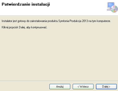 4 Rysunek 5: Okno wyboru miejsca instalacji na dysku Po podaniu foldera w którym