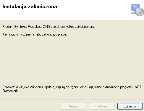 5 Program zaczyna instalację.