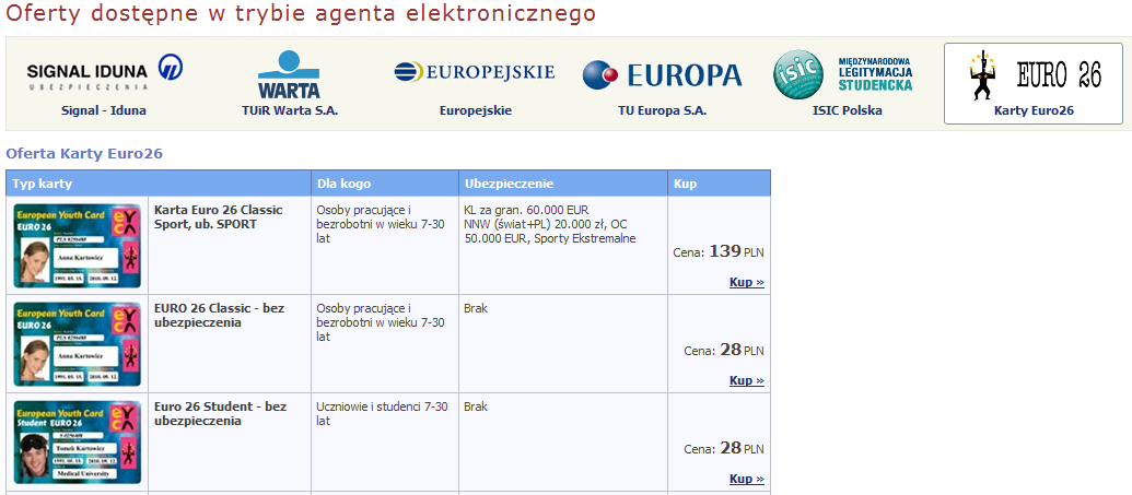 1. Wybieramy ofertę interesującą