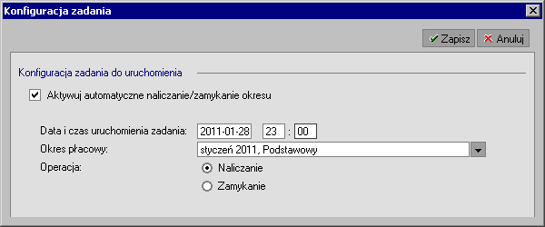 Forte Kadry i Płace 8 / 15 - Wykonywanie naliczenia danych płacowych dla pracownika - wyświetlanie zestawu danych kadrowych zawierających elementy wyliczane np.