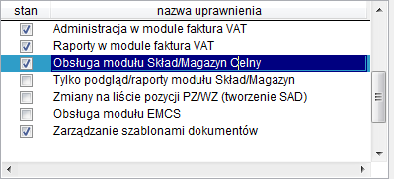 2 Instalacja/Konfiguracja Uruchomienie modułu SC/MC, wymaga instalacji właściwej licencji oraz włączenia uprawnień poszczególnym użytkownikom systemu.