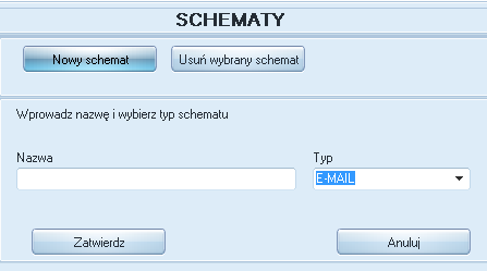 Następnie należy kliknąć w ikonę Nowy schemat.