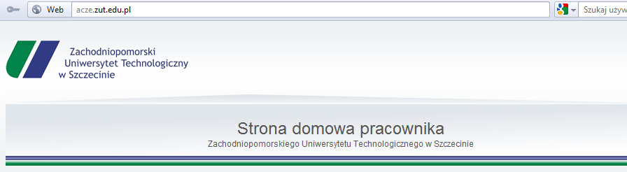 domowej ustawiamy kursora na STRONA (lewy górny róg w panelu CMS).