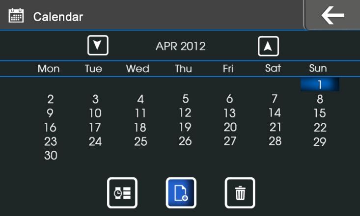 Calendar Notes browser