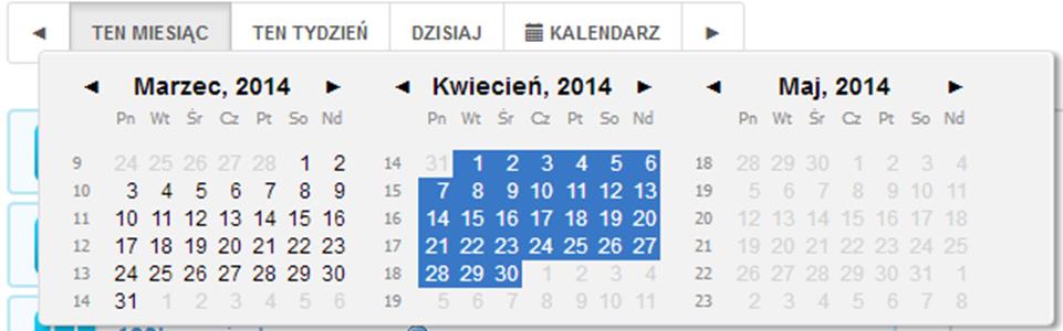 dowolnych okresów.