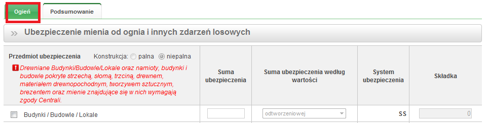słomy, trzciny, trawy (strzecha), co do zasady nie są ubezpieczane.