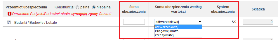 W produkcie Compensa Firma 19043, wprowadziliśmy szereg narzędzi, które mogą ograniczyć zastosowanie zasady proporcji przy niedoubezpieczeniu.