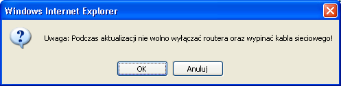 3. Upgrade przez Web Metodę można stosować z dowolnego komputera. Router musi wpierać tę metodę.