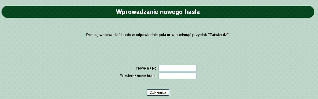 Rozdział 4 Uruchomienie systemu W przypadku podania błędnych danych, aplikacja wyświetli stosowny komunikat jak na ekranie poniżej, a użytkownik nie zostanie zalogowany.