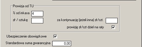 Funkcja ta sensowne zastosowanie może mieć jedynie przy systemach: procentowym klasycznym i procent od prowizji Agencji.