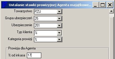 2. prowizja może być różna dla różnych ryzyk w obrębie danej