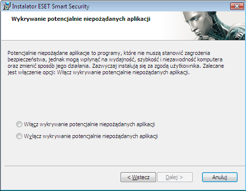 2. Instalacja Po zakupie programu ESET Smart Security z witryny internetowej firmy ESET należy pobrać program instalacyjny. Jest on dostępny w postaci pakietu ess_nt**_***.