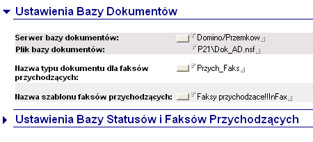 Rys. 24 Dokument konfiguracyjny na widoku Konfiguracja W otworzonym dokumencie konfiguracji należy sprawdzić czy pola są prawidłowo wypełnione. Poprawna konfiguracja powinna wyglądać jak na rys. 25.