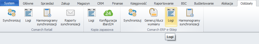 Rys. 23 Formularz generowania klucza wymiany UWAGA: W przypadku baz konwertowanych z wersji wcześniejszej niż Comarch ERP Altum 5.