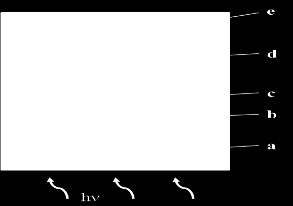 górnego kontaktu emiterowego do struktury (e) pełnią transparentne warstwy przewodzące TCL (Transparent Conductive Layers).