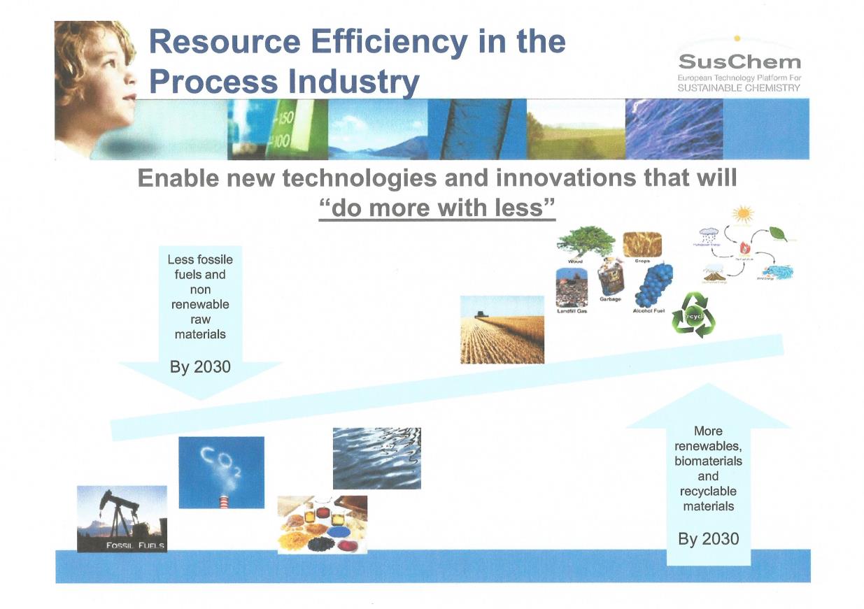 Dwie koncepcje efektywnego wykorzystania surowców w UE. Resource Efficiency should not be limited to using less, it should promote Using better!