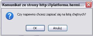 4. Klucz jest jednorazowy i przypisany do każdej osoby, do konkretnego nauczyciela. Klucza nie wolno przekazywać innym osobom. Zapisy na moduły 1.