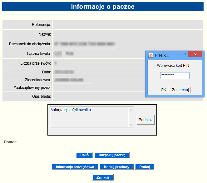Konfiguracja systemów bankowych Strona 41 z 46 Niezależnie, czy wykonywany jest przelew krajowy, do Urzędu Skarbowego czy Zakładu Ubezpieczeń Społecznych, należy wskazać plik do zaimportowania,