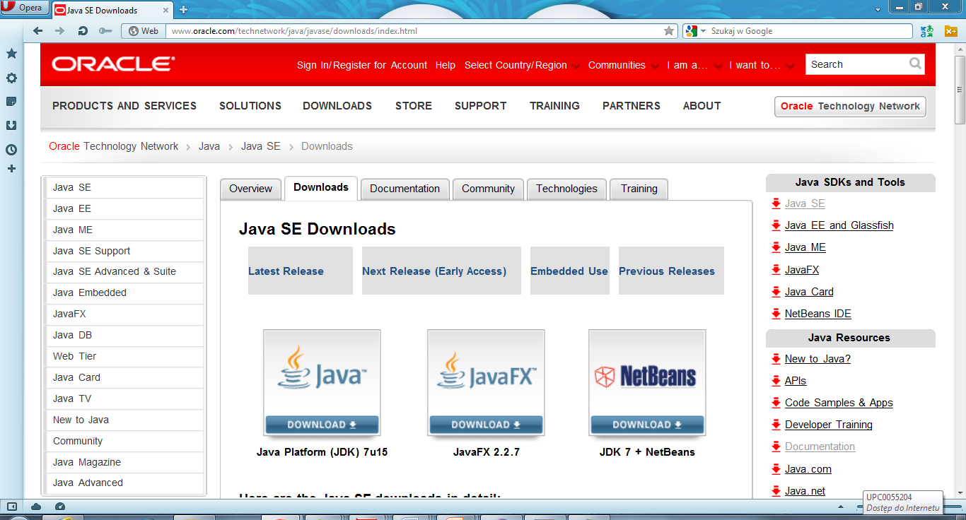 Java Development Kit (JDK) http://www.oracle.