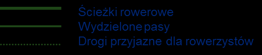 Oprócz miejskich i podmiejskich systemów infrastruktury rowerowej, istnieje również 57-kilometrowa ścieżka rowerowa łącząca Toruń i Bydgoszcz. Warto zwrócić uwagę na duży postęp w budowie nowych dróg.