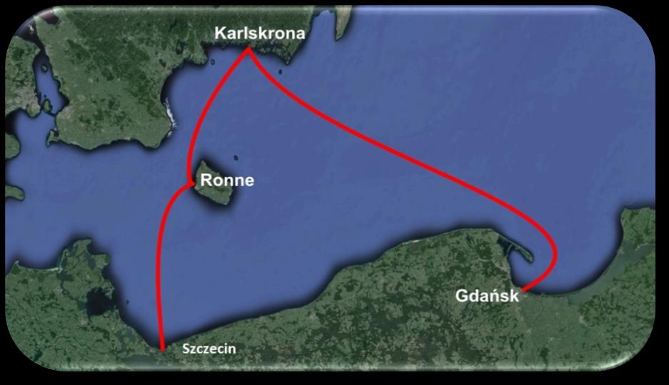 PLANY 2014 r. Rejs I/ 6-13 lipiec I. 6-13 lipiec - trasa: Gdańsk Bornholm Karlskrona Szczecin (Bałtyk); II.