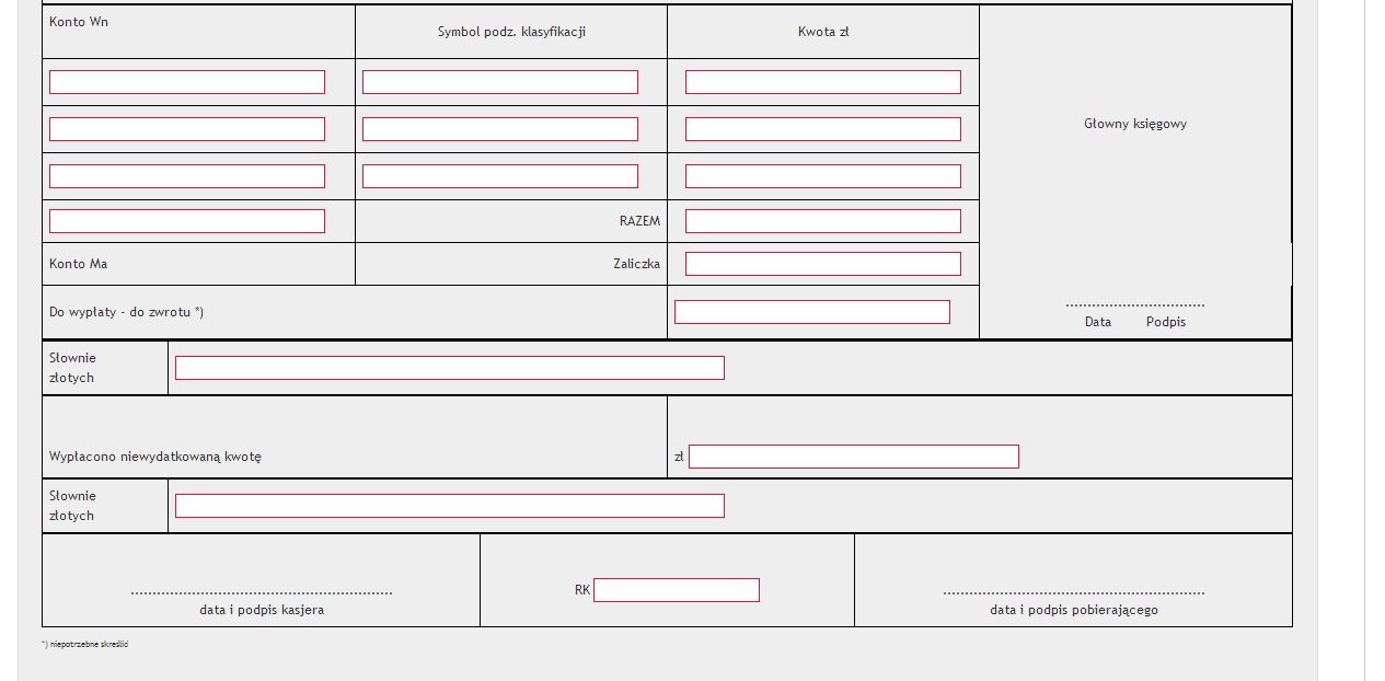 Kasa Zaliczki Rozliczenie zaliczki pobranej cz. 3.