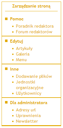 pwd. Maciej Antkiewicz Spis treści Wstęp...1 Organizacja strony...2 Dodawanie newsów...4 Dodawanie ilustracji do newsów/artykułów...5 Materiały statyczne...6 Tworzenie nowego artykułu statycznego.