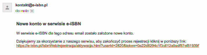 Formularz rejestracyjny Osoba lub ﬁrma rozpoczynająca działalność wydawniczą Instrukcja rejestracji dla wydawców posiadających już numery ISBN na stronach 12-16 UWAGA: na podany adres e mail zostanie