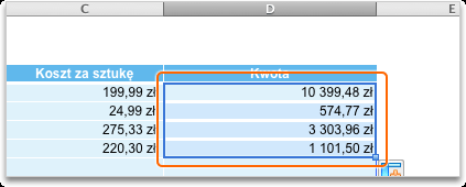 Przed wykonaniem kolejnych czynności Upewnij się, że umiesz wykonywać następujące czynności: Używanie funkcji SUMA w podstawowej formule. 4.