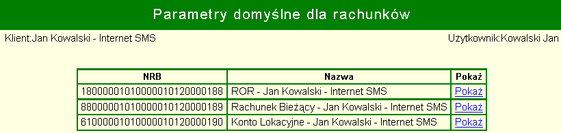 Jeśli hasło zostało zmienione, to przed wykonaniem jakichkolwiek operacji na koncie należy wylogować się i ponownie uruchomić przeglądarkę Przy ponownym zalogowaniu obowiązywać będzie już nowe hasło.