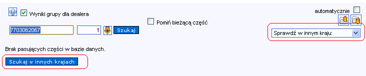 5.4 Wybór metody dostawy Podczas zamówienia części pojawia się lista możliwych rodzajów dostaw do wyboru.