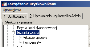 o przeglądanie listy inwentaryzacji o przeglądanie listy arkuszy spisowych danej inwentaryzacji o dodawanie arkuszy przez ich import z pliku o uzupełnianie arkusza (wpisywanie ilości), przy czym